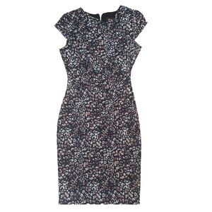 ABSTRACT SHEATH DRESS IN MINT CONDITION